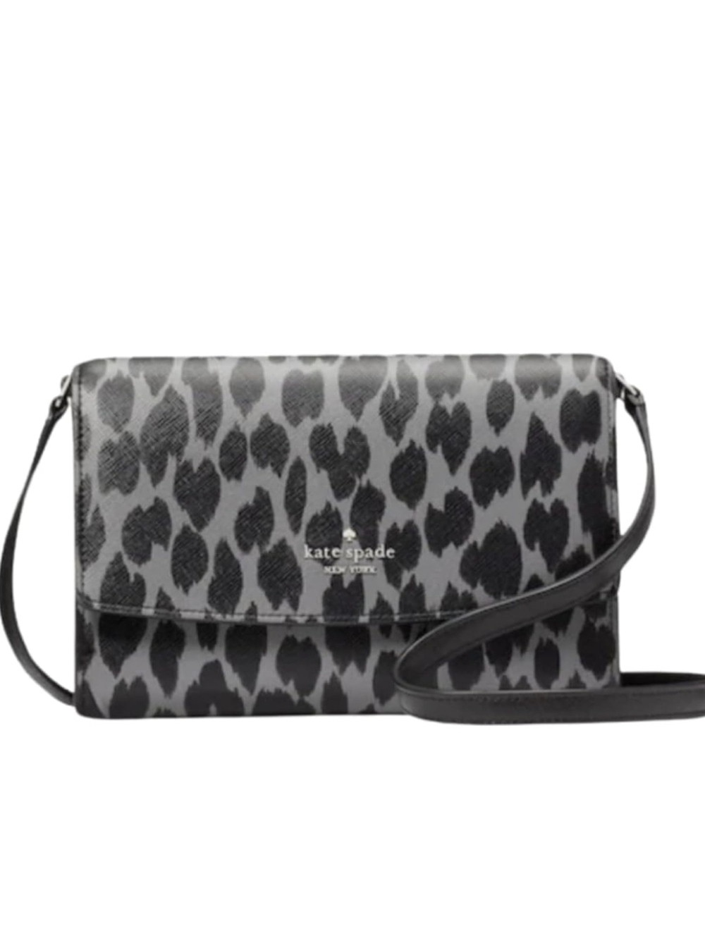 Kate Spade ♠️ Perry Leopard/ Cheetah Animal Print Leather Crossbody NWT